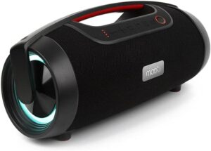 Caixa de Som 80w Moob Live Portátil Conectividade Bluetooth 5.0 Resistente a Água IPX5 Iluminação é boa