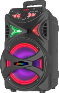 Amvox Caixa de Som Amplificada ACA 255 Hit 250W RMS Bluetooth Rádio FM USB É Boa