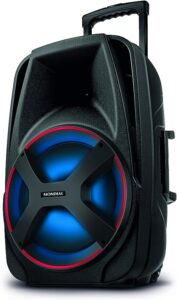 Caixa de Som Amplificada MONDIAL Connect Power II Bivolt 500W RMS CM 550 Preto/Vermelho É Boa