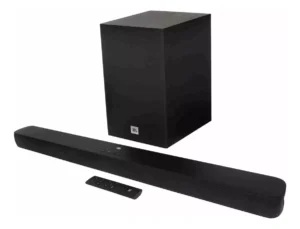 Caixa de Som TV Sound Bar JBL Bluetooth Som Cinema SB180 Cor Preto É Boa