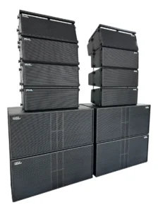 Line Array Ativo Naval 14000w 8 Lines 2x10 4 Sub Duplo 2x18 É Boa
