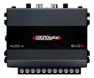 Módulo Amplificador Soundigital 400.4 Evo 6 Classe D 4 Canais 4 Ohms - Canal 2 Ohms E Bridge 4 Ohms Sd 400w Rms 4c Potência Som Automotivo Carro Moto SUV 400 Wrms Sd400.4 Sd400x4 Sd400.4-4 Sd 400.4-4 É Bom