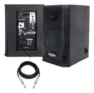 Caixa Som Ativa Saga 8a + 8p Passivo 300w Profissional É Boa 