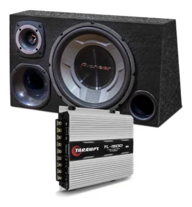 Caixa Trio Completa Som Automotivo Oestesom Grave Subwoofer 12” Pioneer É Boa
