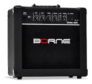 Cubo Amplificador Para Guitarra Borne Strike G30 Preto 15w 110V/220V É Boa