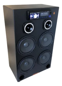 Caixa De Som Awdium Bluetooth USB 4 Falantes 6 Polegadas 110/220 Volts 240W Potência É Boa 