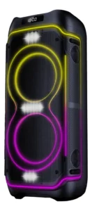 Caixa De Som Party Speaker Vibesound V8 Party 2000wrms Preto É Boa