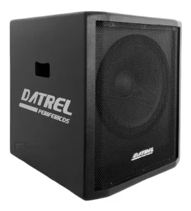 Sub Woofer Grave Ativo Datrel Falante 15 400wrms Swa400 Cor Preto É Bom 
