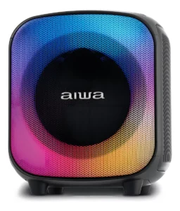 Caixa De Som Partybox Aiwa Pb-07 Bluetooth 8h Rgb Ubs Tws É Boa